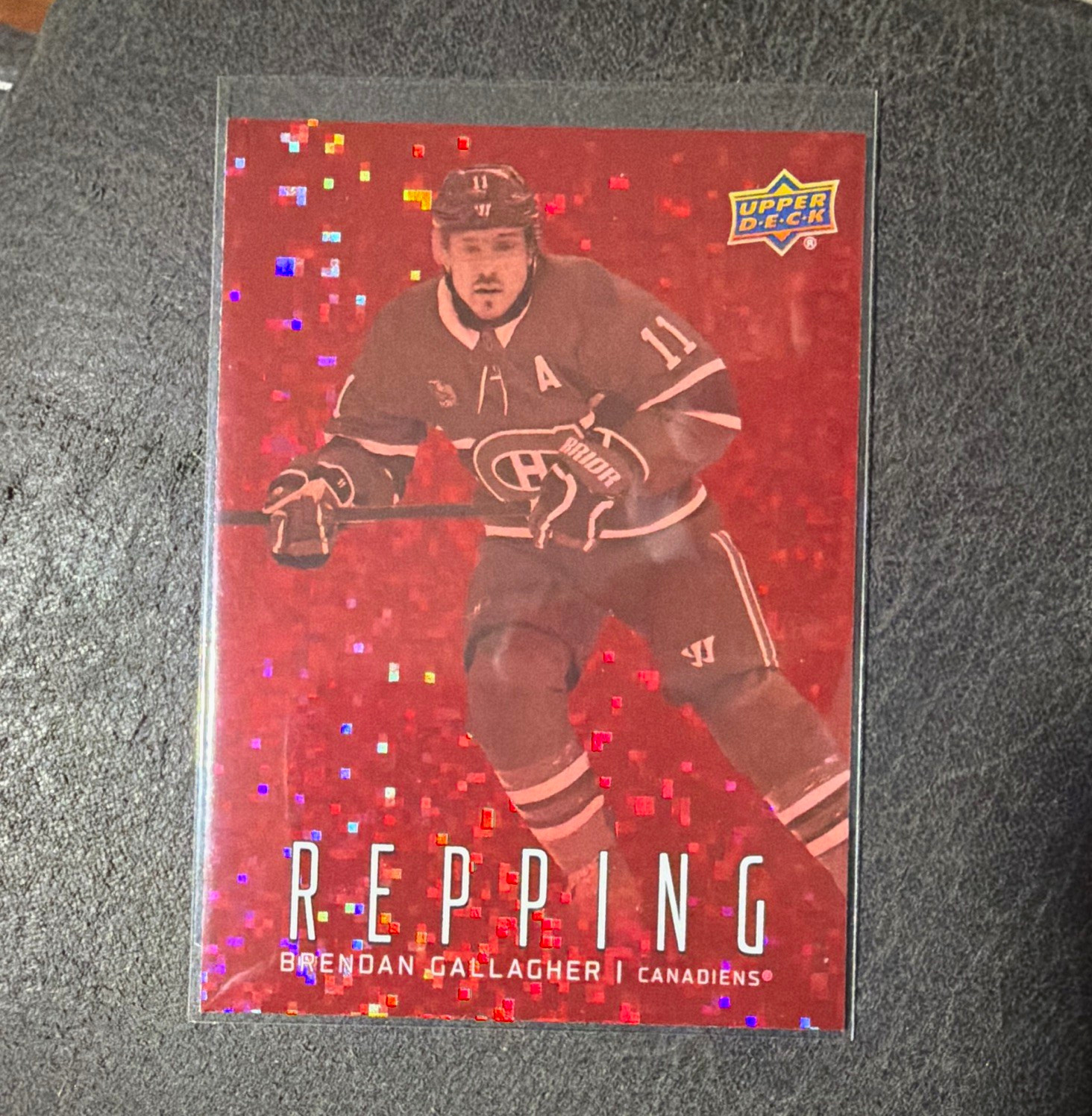 Upper Deck 2026-27 Series 1 Repping Speckle Brendan Gallagher #RP-23 Canadiens