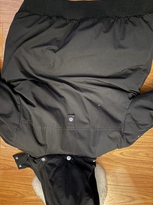 Moose Knuckles Kids Black Insulated Jacket Faux Fur Hood XL