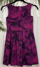 Gap Kids sleeveless Floral Rose Cotton Lined Dress Back Zipper sz L (10)