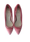 Ron White Pink Red Pointed Toe Stiletto Pumps Transparent Accent Slip On 7.5 — photo 4
