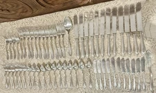 Sheraton 1910 by Community Silver Plate Flatware Silverware 59 Pieces