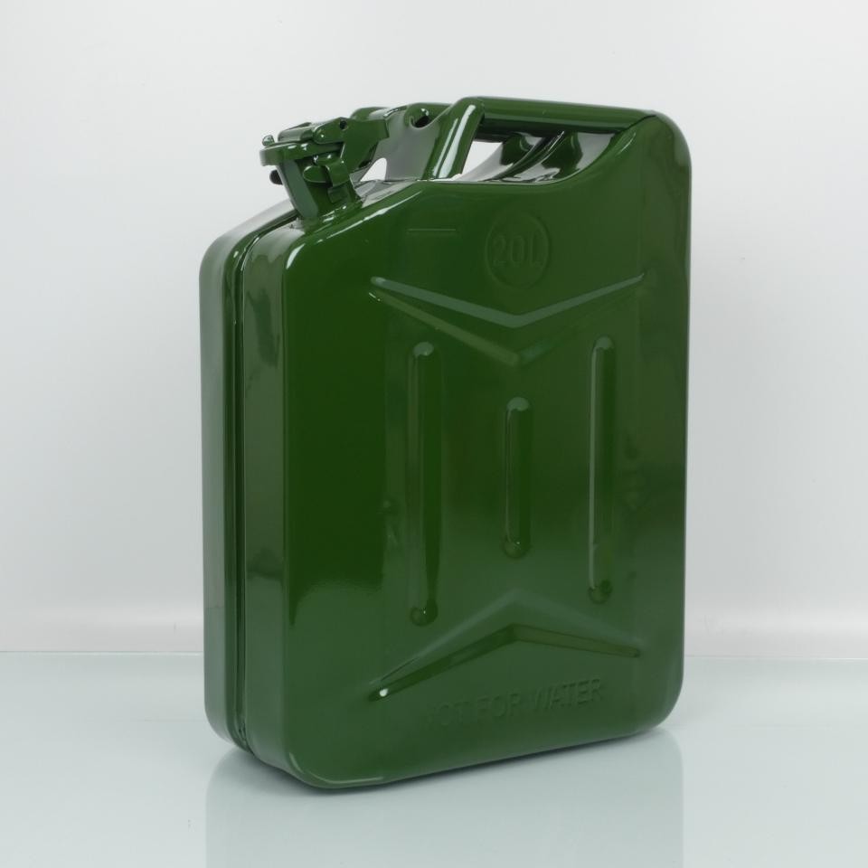 Bidon essence 20L en métal pour l'autonomie en carburant de votre quad