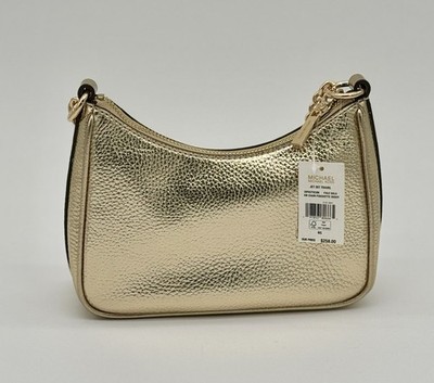 Michael Kors Jet Set Women Small Metallic Convertible Crossbod Bag