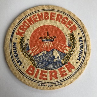 VK Bierdeckel Niederlande Kronenberg Brouwerij Sevenum