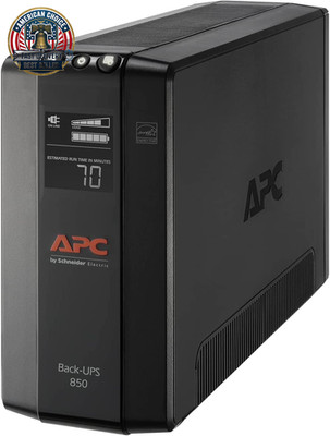 Back-Ups Pro 850VA UPS, 510W Battery Backup & Surge Protector, AVR, 8 Outlets (N
