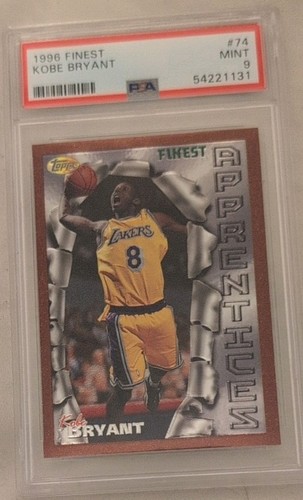 1996 finest kobe bryant psa 9