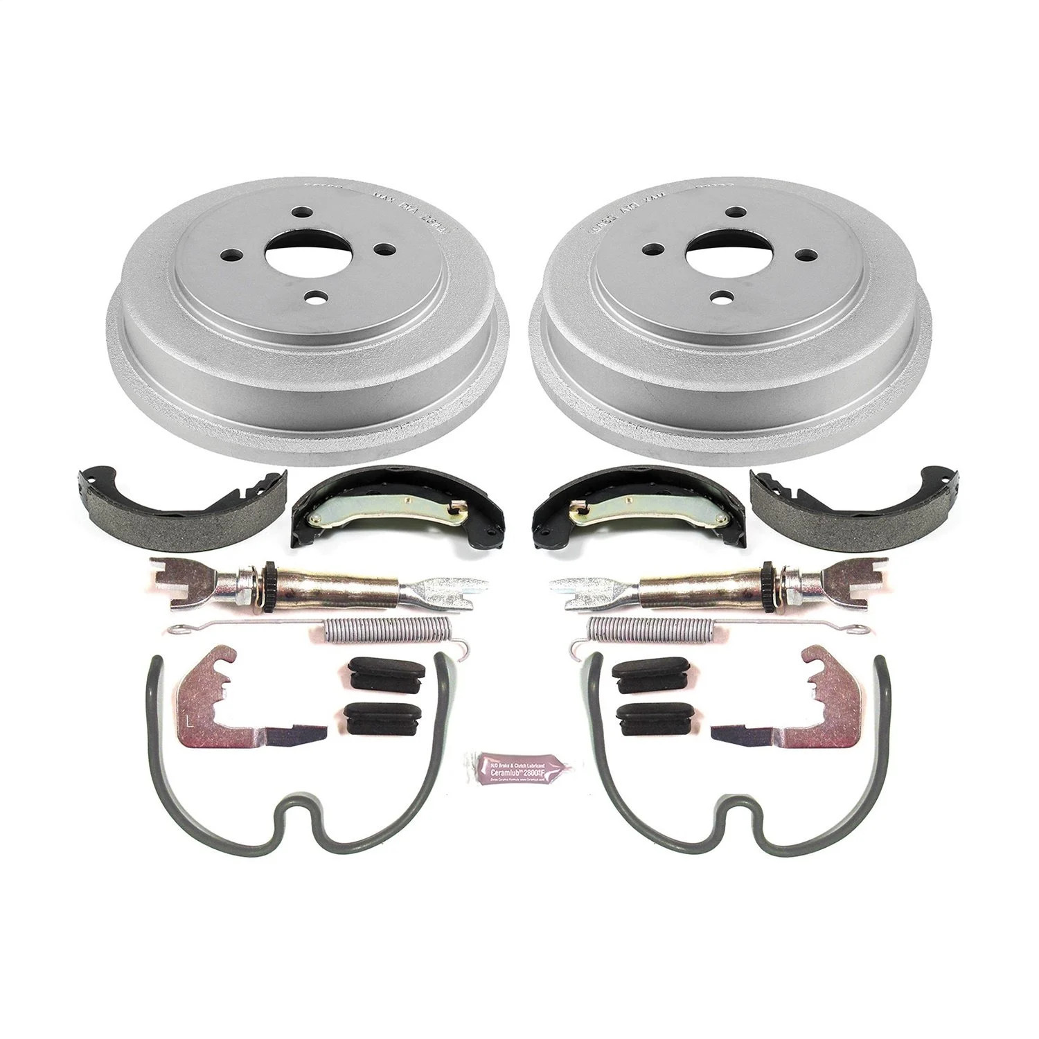 Power Stop KOE15382DK 1-Click Daily Driver Brake Kit Rear Rear OE Replacement Dr