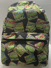 New Nickelodeon - Teenage Mutant Ninja Turtles - School Backpack 16" X 10"