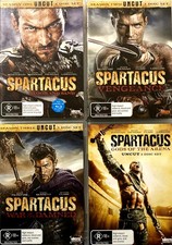 Spartacus: The Complete Series | Gods of the Arena + season 1-3 (DVD) NEW