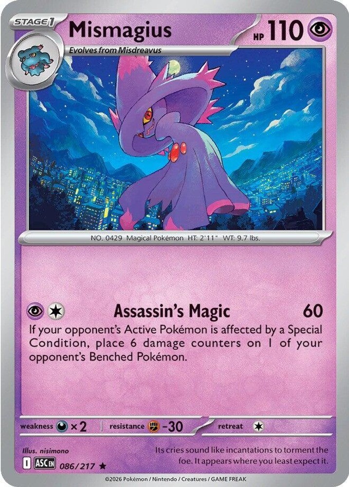 Mismagius Holofoil 086/217 ME: Ascended Heroes