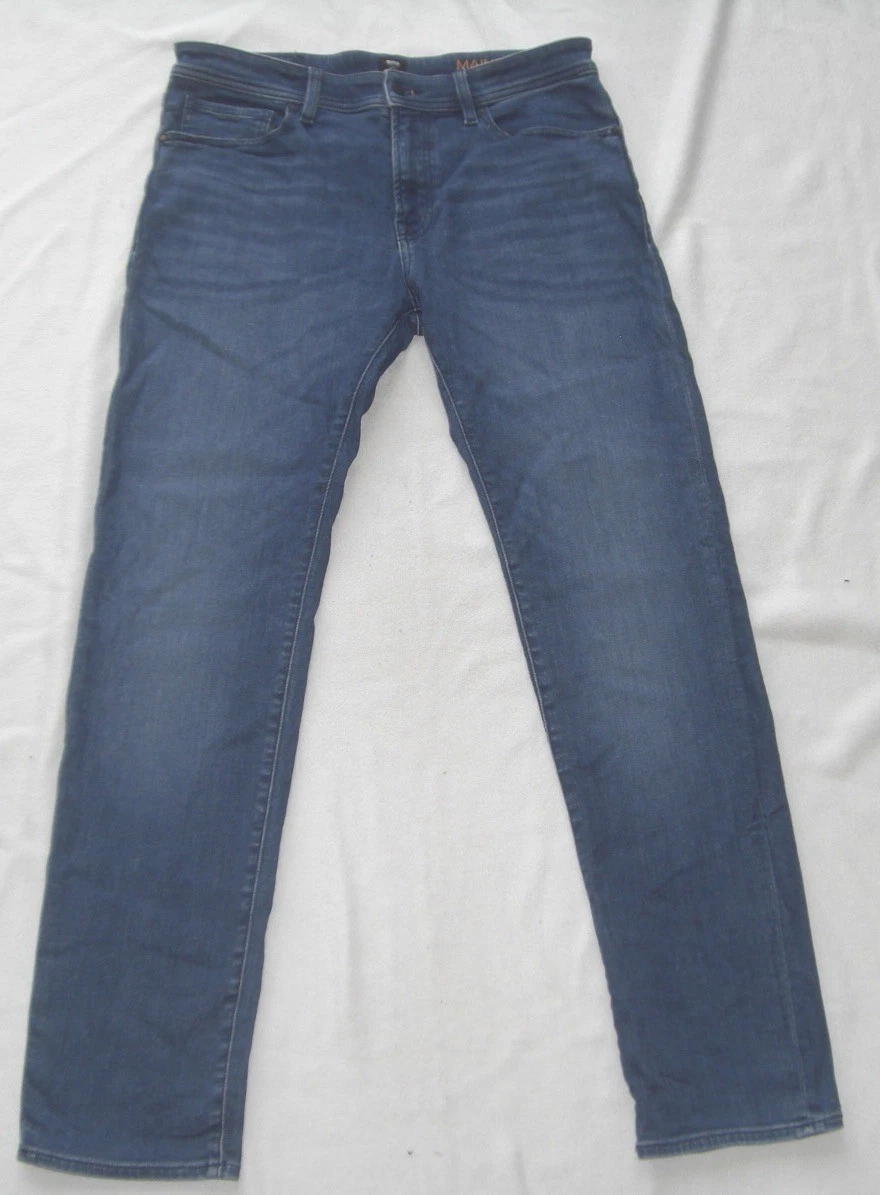 Pantalon Jean Hugo Boss Homme - Taille 42 - Gris Clair - Coupe Regular - Occasion TBE