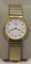 J.Chevalier  1660   Quartz  Vintage Armbanduhr Edelstahl  mit Zugband Swiss Made