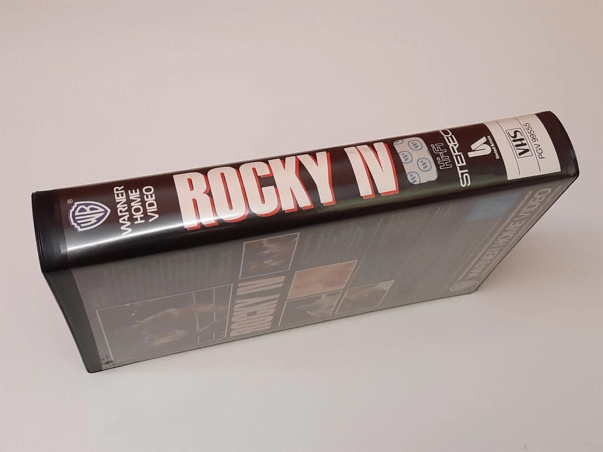 Rocky IV 4 1985 VHS German PAL Warner Home Video Großbox Sylvester Stallone