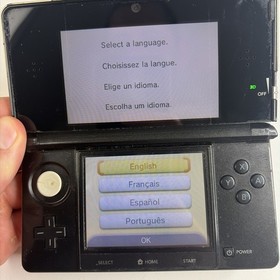 Nintendo 3DS Handheld Video Game Console Black (USA) W Charger US Model