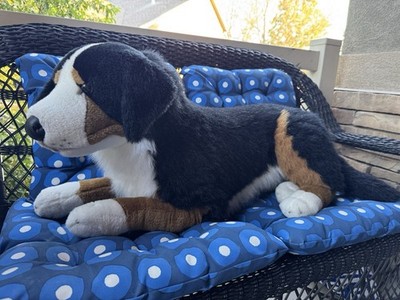 Bernese Mountain Dog Plush 38'' Realistic Life Like E&J Prima Classic Jumbo EUC!