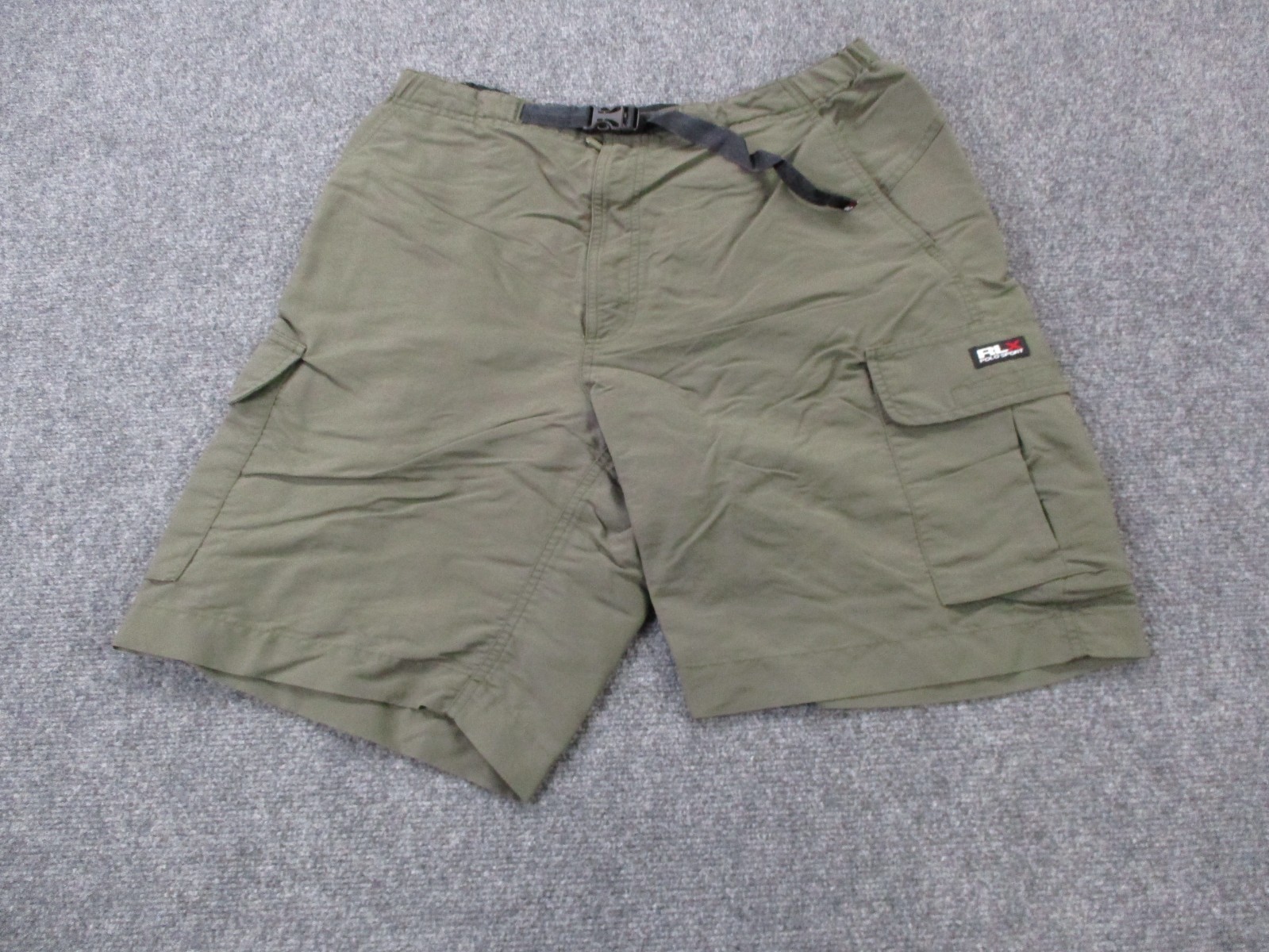RLX Ralph Lauren Shorts Men L Green Nylon Cargo Polo Sport Classic Casual Hiking
