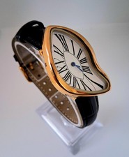New Womens Abstract Crash Melt Leather Fashio...