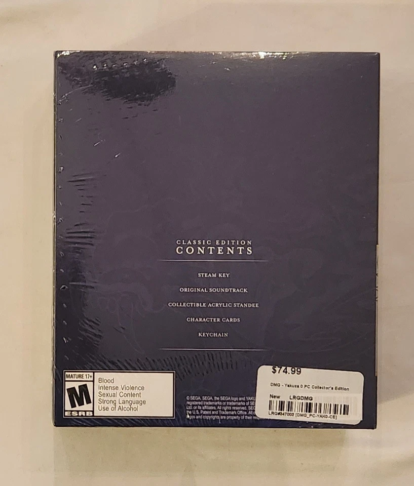Yakuza 0 Zero Classic Collectors Edition (PC)  Limited Run Games - Brand New - Image 2 of 4