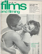 FILMS AND FILMING AUGUST 1968 THE GRADUATE AUDREY HEPBURN ELIZABETH TAYLOR VG