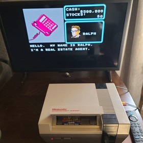 Wall Street Kid (Nintendo NES, 1990) Authentic. GREAT LABELS! Tested.