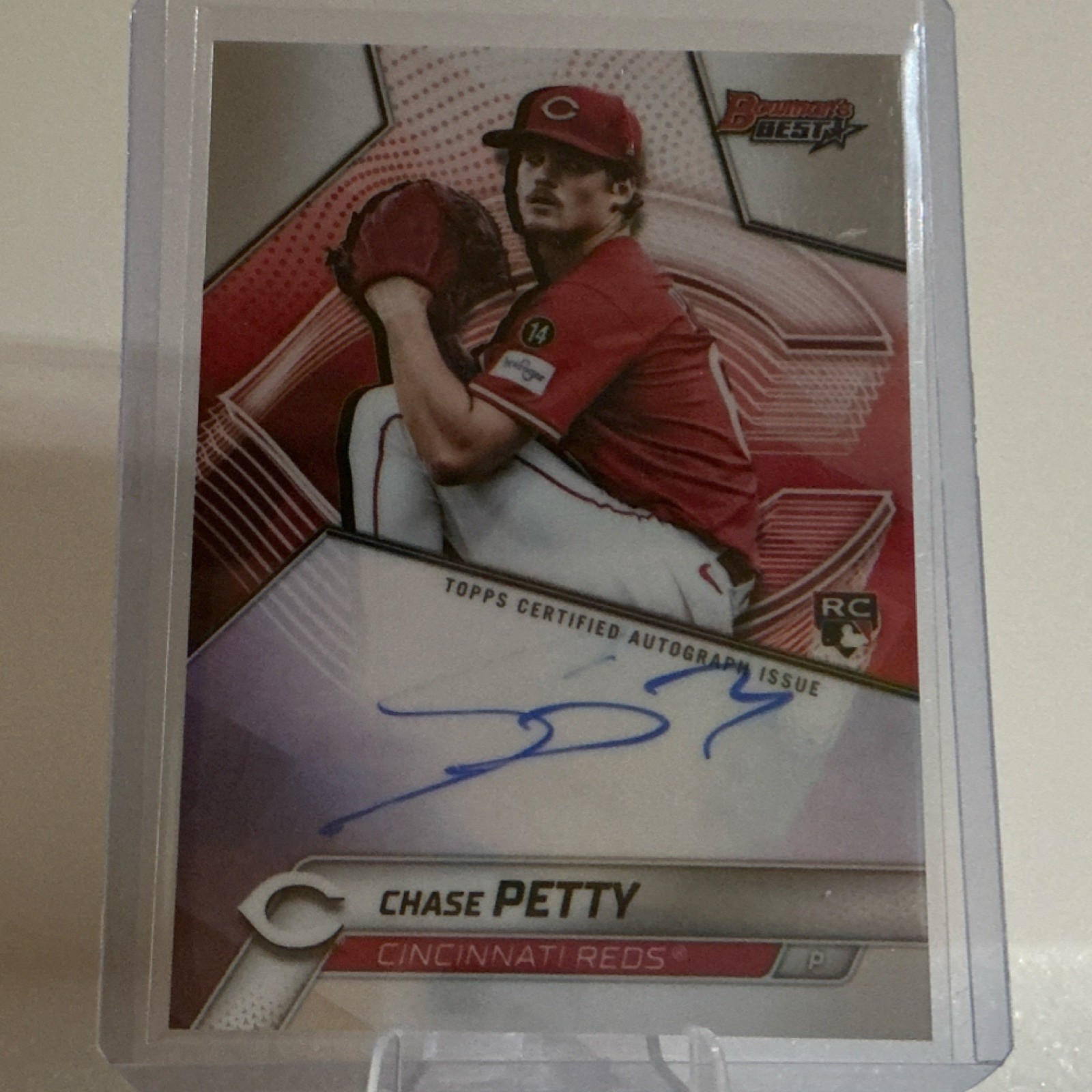 Topps 2025 Bowman's Best Chase Petty Autograph Rookie Cincinnati Reds B25-CP