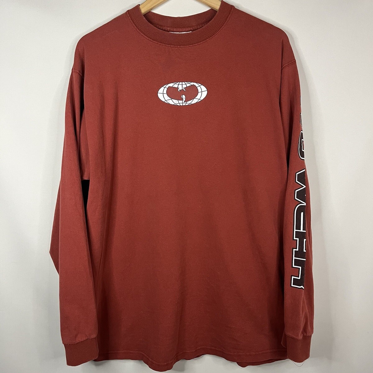 Vintage 1990s Wu Wear Shirt Wu Tang Clan Long Sleeve Rap Tee