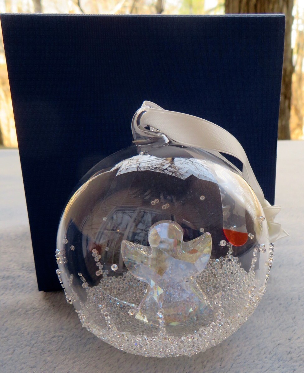 SWAROVSKI CHRISTMAS 2015 Annual Ball Ornament Angel Mint and NEW