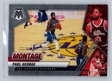 2020 Panini Mosaic #4 Paul George Montage Los Angeles Clippers
