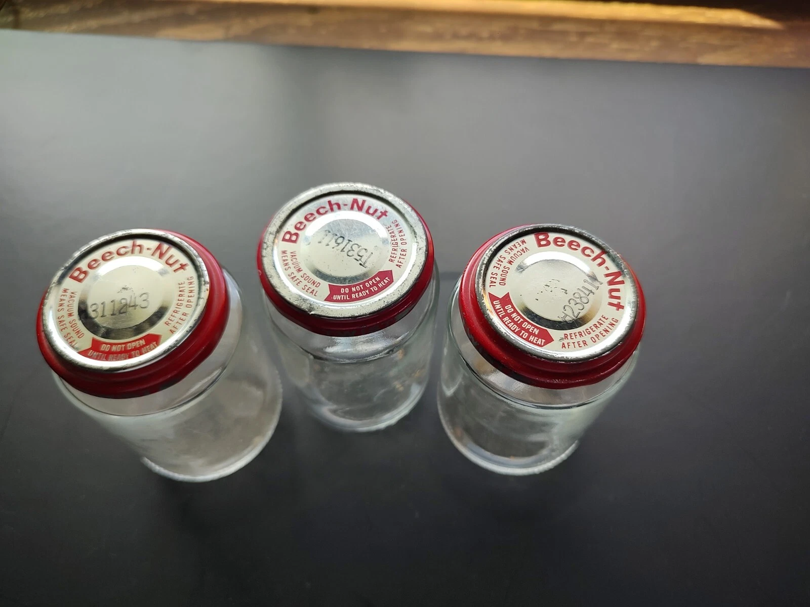Vtg Beech Nut Baby Food Jars Lot Of 3
Opens in a new window or tab