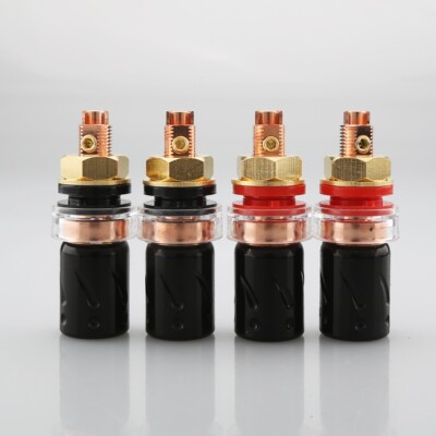 Viborg Reines Kupfer Lautsprecher Terminal Binding Post Socket Hifi Lautsprecher