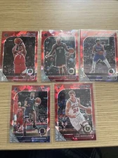 2019-2020 Nba Hoops Red Cracked Ice Bundle -  Inc Lauri Markkanen , Kyle Lowry