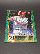 Maikel Franco 2015 Panini Donruss Dominator Green Refractor #d 305/999 #24 RC