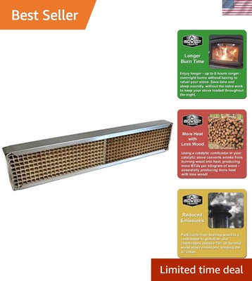 Ultimate Wood Stove Combustor - Reduce Emissions & Increase Efficiency 1'' Thick