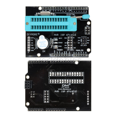 New AVR ISP Shield Burning Burn Bootloader Programmer for Arduino UNO R3