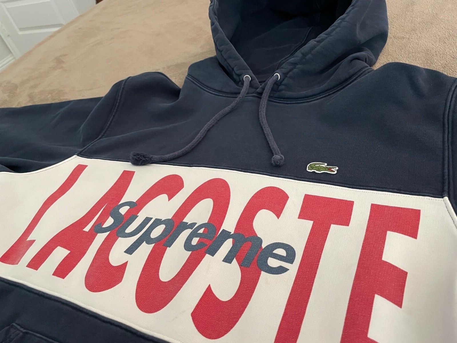 M】Supreme 19fw LACOSTE Logo Panel short | www.angeloawards.com