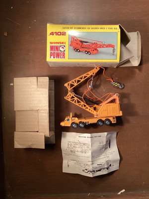 Shinsei Mini Power 4102:Mitsubishi Fuso Lowboy Mechanical Truck Crane Unused !!!