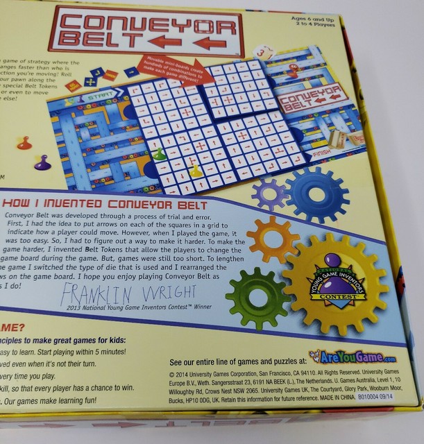 Conveyor Belt Award Winning Game From University Games 2014 eBay