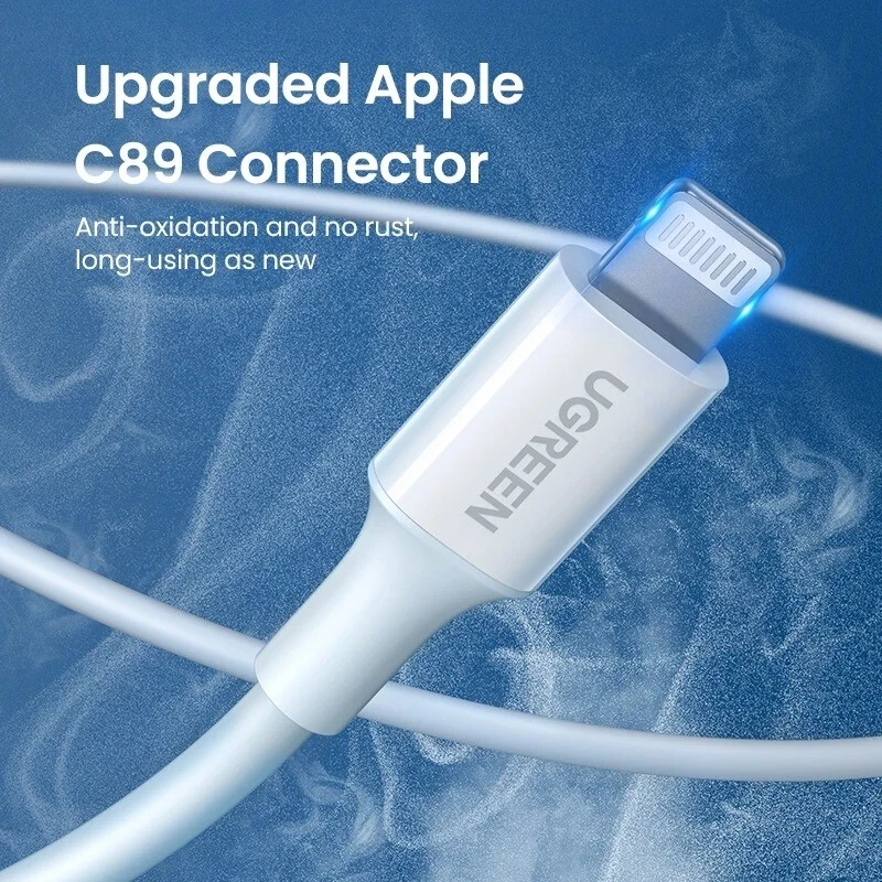 UGREEN MFi-Certified USB Lightning Cable 2.4A Fast Charging For iPhone 14 13 12 - Image 4 of 4