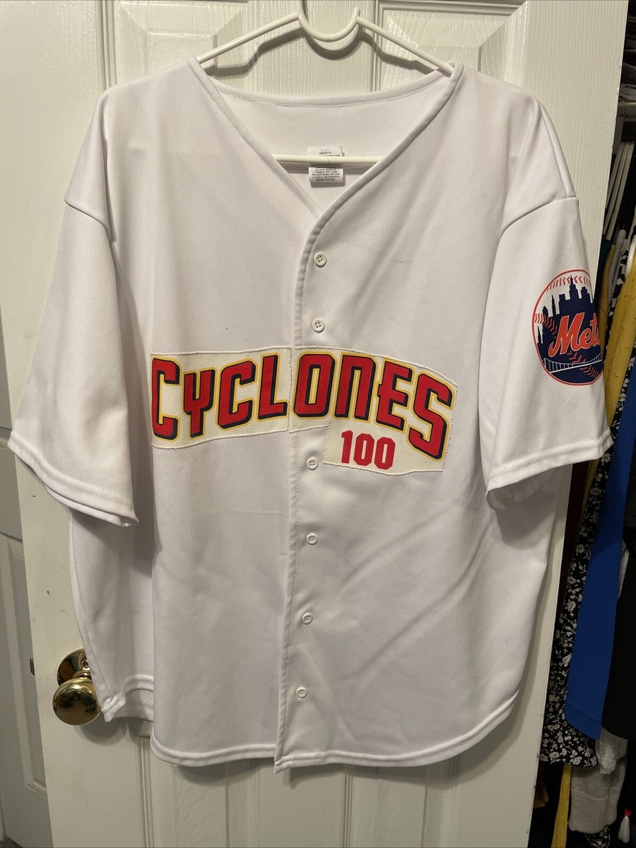 【希少！】MLB Brooklyn Cyclones ゲームシャツ サイクロンズ 希少！】MLB Brooklyn Cyclones ゲームシャツ サイクロンズ 【公式通販】