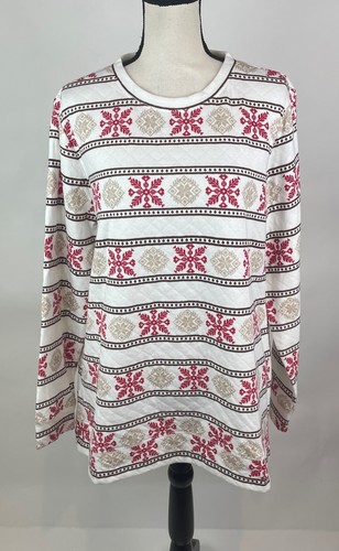 Lands' End Women's Long Sleeve Quilted 