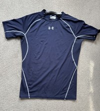 UnderArmour Compression Hear Gear Rash Guard Youth Sz L