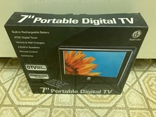 Digital Labs DT191SA 7" Portable Digital TV Widescreen w/ Chargers More 