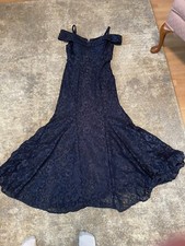 Mother of the Bride dress by R M Richards, size 8, midnight blue color