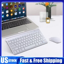 Wireless Mini Keyboard And Mouse Set for Desktop PC Laptop w/USB Receiver 2.4G
