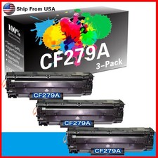 3PK CF 279A Toner Cartridge for Laser Jet Pro MFP M26 M26nw
