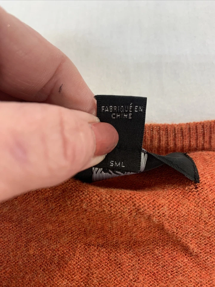 Suéter Pullover Mossimo Para Mujer Naranja Quemado Talla S Excelente Estado Usado Foto 3 de 4