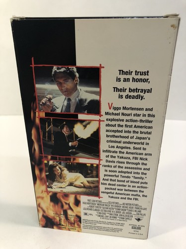 American Yakuza VHS Viggo Mortensen, Michael Nouri, Robert Forsteri - Picture 2 of 3