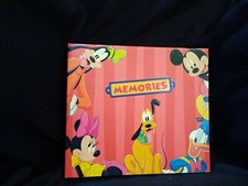 Disney's Memories Mickey, MInnie, Donald Scrapbook Photo Album SandyLion 8 x 8