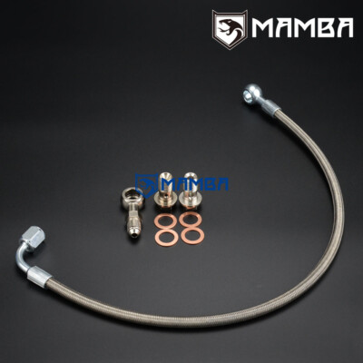 Aumzong 11657534454 Turbocharger Oil Feed Line Kit Compatible With 2007-2016 MINI Cooper Countryman Paceman S JCW R55 R56 R57 R58 R59 R60 R61 1.6L Replacement# 5801366 - View #10