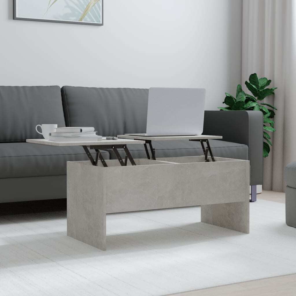 Coffee Table Concrete Gray 40.2